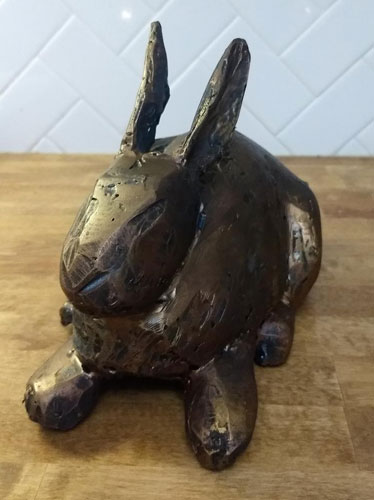 sitting hare  sculpture